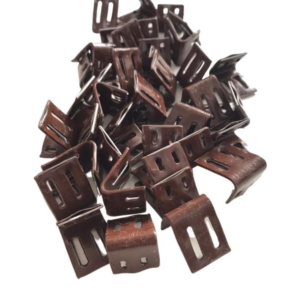 Zig Zag Spring Clips Plastic Coated