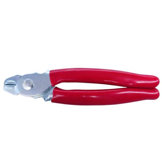 Hog Ring Plier with red handle