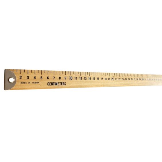 Wood meter stick 1 meter length