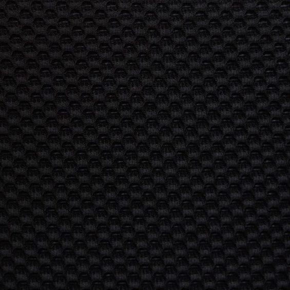 Honeycomb black motor fabric