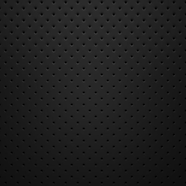 Perforated black vinyl