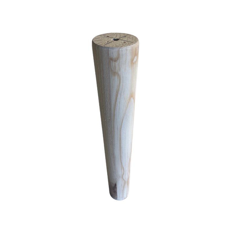 Pine Wood Leg Tapered Cone